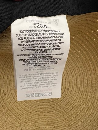 Gorro MUJI niño/a talla 52cm con visera
