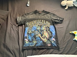 Camisa Godspeed Calavera Flores Talla M/L