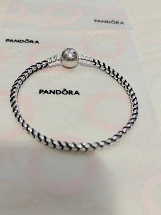 Pulsera Pandora Cordón Negro Talla 17