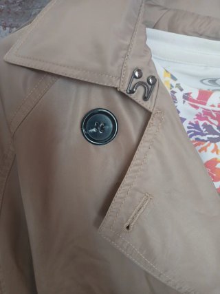 Gabardina Beige Mowoman Talla XL