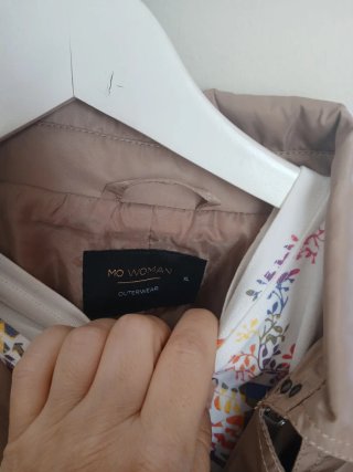 Gabardina Beige Mowoman Talla XL