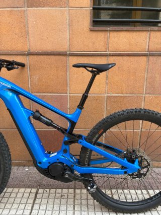 Bicicleta Eléctrica Cannondale moterra Azul