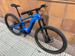 Bicicleta Eléctrica Cannondale moterra Azul