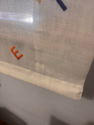 Estor y riel infantil blanco 1,40 cm ancho