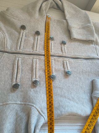 Sudadera Zara cremallera botones  Talla S