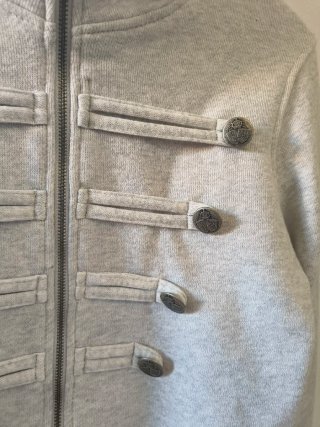 Sudadera Zara cremallera botones  Talla S