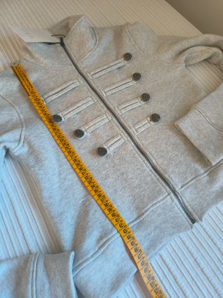 Sudadera Zara cremallera botones  Talla S