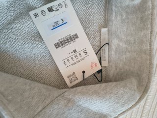 Sudadera Zara cremallera botones  Talla S