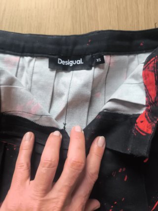 Falda Desigual Mini Talla S