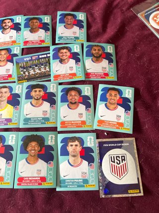 19 cromos USA Mundial 2026