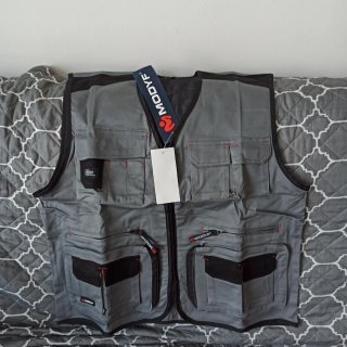 Gilet da lavoro MODYF multi tasche grigio