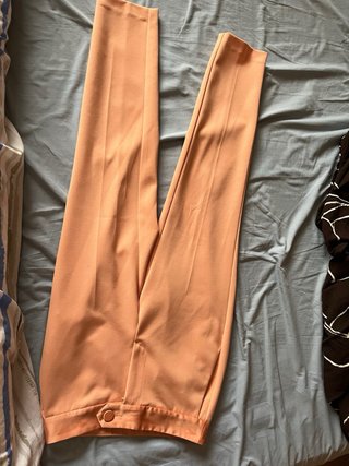 Traje mujer salmón fiesta
