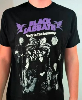 CAMISETA NEGRA - BLACK SABBATH / BEGINNING - XL