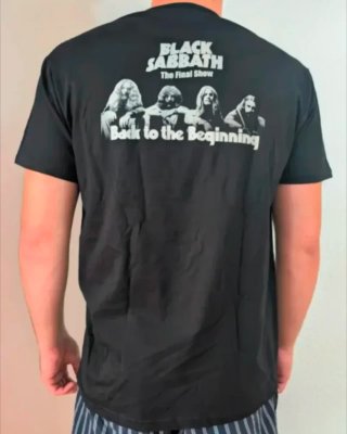 CAMISETA NEGRA - BLACK SABBATH / BEGINNING - XL