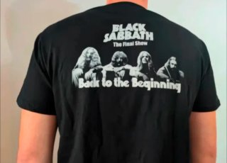 CAMISETA NEGRA - BLACK SABBATH / BEGINNING - XL