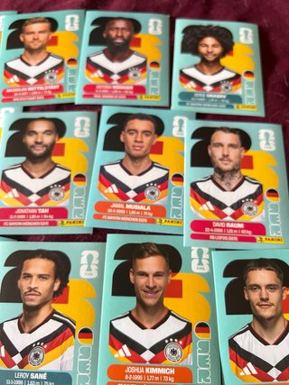 Selección alemana completa mundial 2026 22 cromos