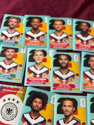 Selección alemana completa mundial 2026 22 cromos