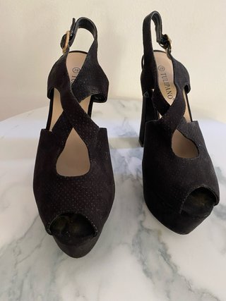 Scarpe Tacco Nero Donna