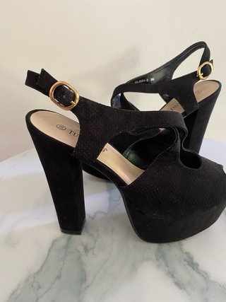Scarpe Tacco Nero Donna