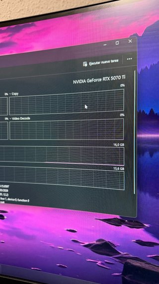 PC Gaming RTX 5070ti 16gb-Ryzen 7 7800X3D-32GB RAM