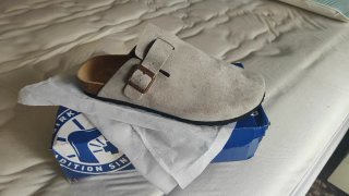 Birkenstock Boston Gris Talla 42