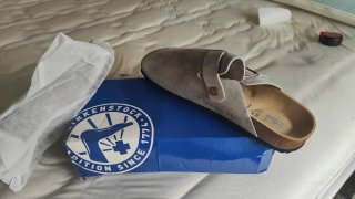 Birkenstock Boston Gris Talla 42