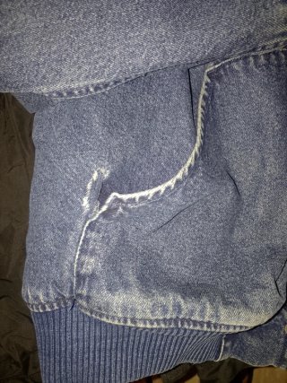 Chaqueta vaquera forrada de borrego