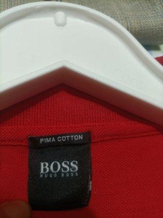 Polo BOSS Hombre Talla M Roja