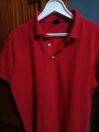 Polo BOSS Hombre Talla M Roja