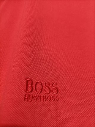 Polo BOSS Hombre Talla M Roja