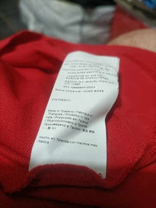 Polo BOSS Hombre Talla M Roja