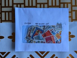 100 Sellos Suizos Helvetia
