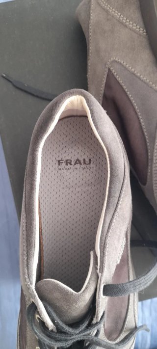 Scarpe uomo Frau 43 in pelle scamosciata e tela