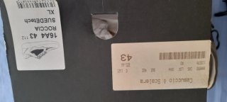 Scarpe uomo Frau 43 in pelle scamosciata e tela