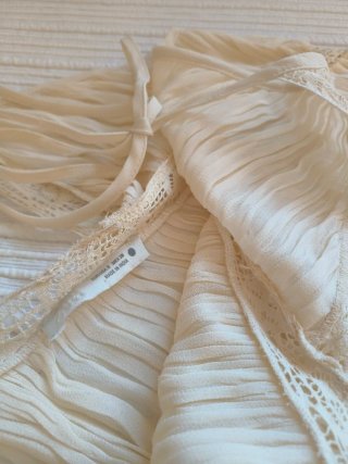 Zara Top Asimétrico Pliegues ZW Collection