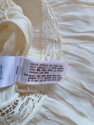 Zara Top Asimétrico Pliegues ZW Collection
