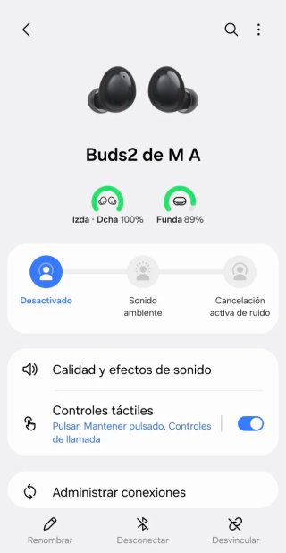 Samsung Galaxy Buds 2 Gris oscuro