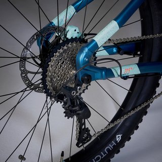 Bicicleta eléctrica de montaña mujer 27,5+" Rockrider Ebike