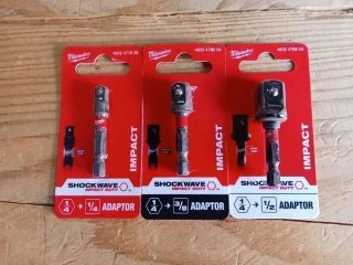 Milwaukee Adaptadores 1/4 Hex a Vasos