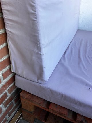 Sofá de Palets con Cojines