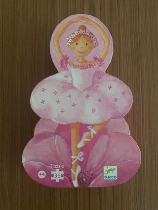 Puzzle Bailarina Flor 36 piezas Djeco