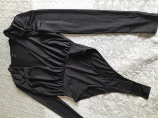 Body SHEIN manga larga negro talla S