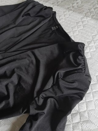 Body SHEIN manga larga negro talla S