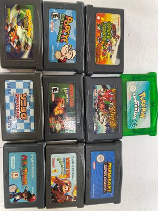 Lote 9 Juegos Game Boy Advance