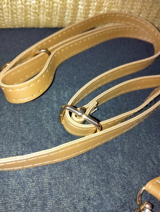 Pochette tracolla in paglia ricamata Ale-Hop nuova