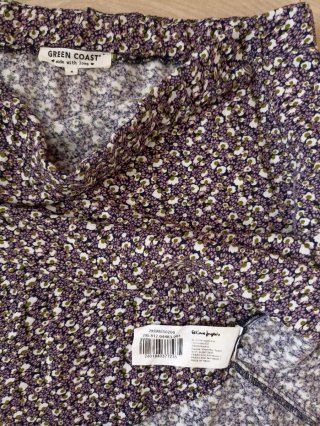 Falda corta estampada verano