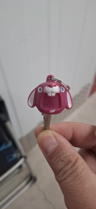 Candado bici infantil rosa