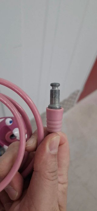 Candado bici infantil rosa