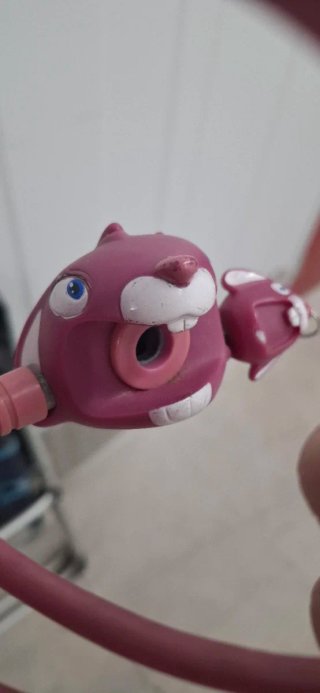 Candado bici infantil rosa