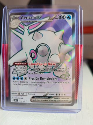 Cetitan EX 210/182 Carta Pokémon